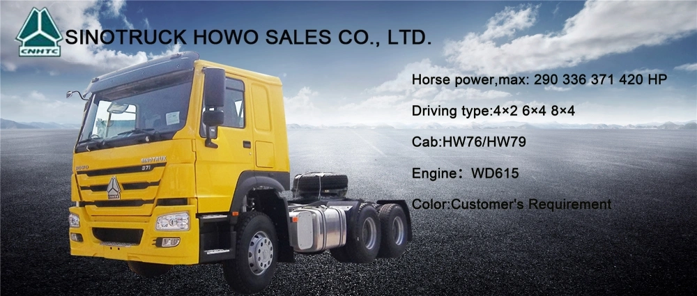 Tractor Truck 6X4 371HP 420HP Sinotruk HOWO Parts Catalog